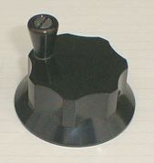 GC 2100A 2-1/2 Inch Black Pointer Knob For 1/4 Inch Shaft - Radio Dial Knob